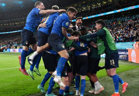 Italy beat Spain on penalties to set up Euro 2020 final with England or Denmark