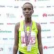 Lewa Half Marathon champion Beatrice Cheburet