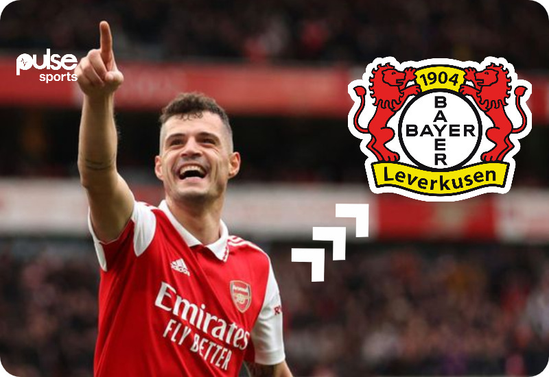 Granit Xhaka Set To Complete Is Move To Bayer Leverkusen After Rice Arrival