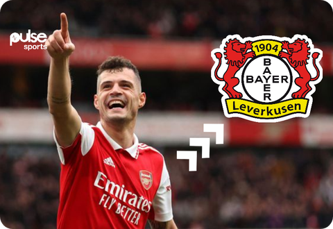 Granit Xhaka set to complete is move to Bayer Leverkusen after Rice arrival