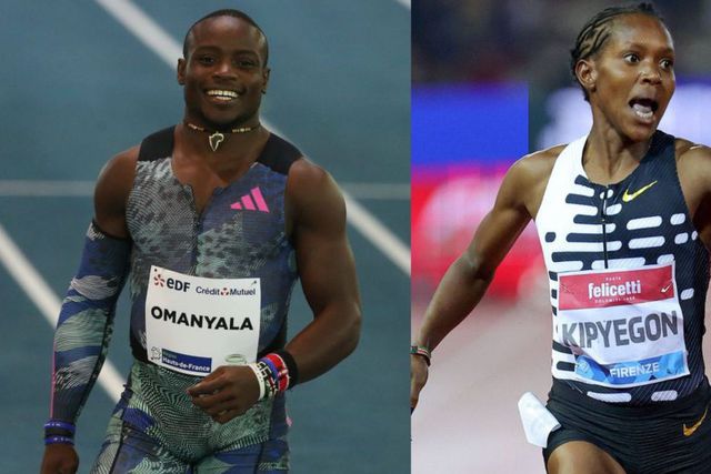 Ferdinand Omanyala and Faith Kipyegon