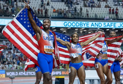 Sha'Carri Richardson motions the need to take 200m lessons from Noah Lyles