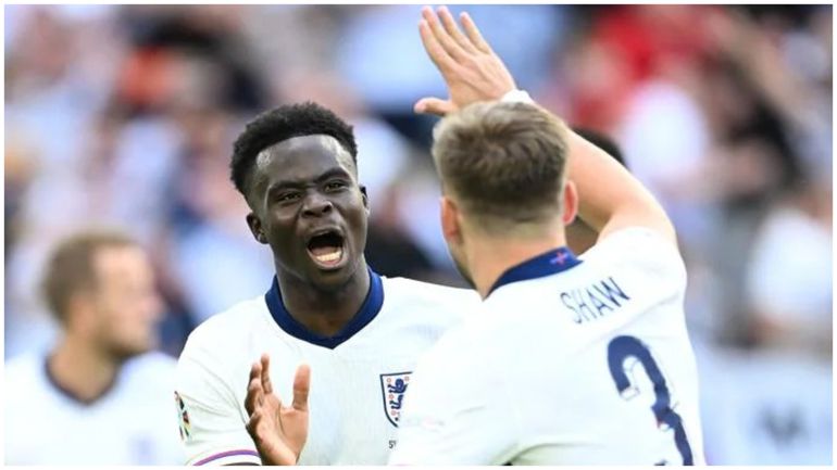 Bukayo Saka played a key role as England continued Euro 2024 journey in Germany.