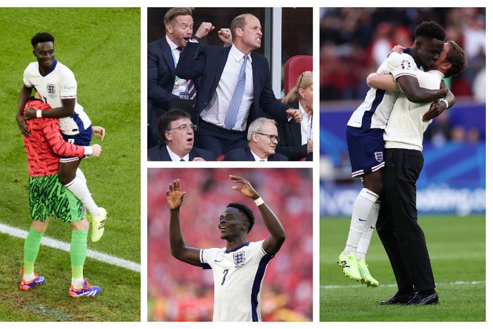 Ex-Eagles star praises Saka as Prince Williams goes wild