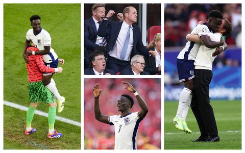 'Star Boy'- Ex-Eagles star praises Saka as Prince Williams goes wild after sending England through to Euro 2024 semifinal