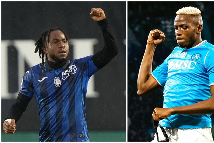 Ademola Lookman and Victor Osimhen could go head-to-head again in the Serie A next season.