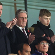 Labour leader Sir Keir Starmer in the stands Arsenal v Brighton & Hove Albion, EFL Carabao Cup 3rd Round, Football, Emirates Stadium, London, UK - 09 Nov 2022 Photo by Kieran McManus/Shutterstock (13613695g)