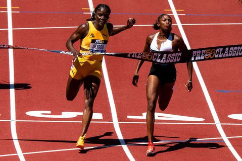 Julien Alfred and Melissa Jefferson-Wooden