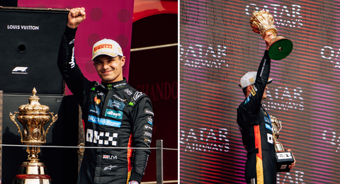 British GP Results: Lando Norris leads McLaren to one-two victory in 'chaotic' Silverstone affair