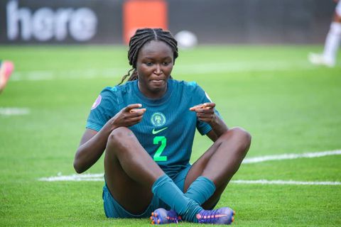 Super Falcons star Rinsola Babajide pays tribute to Jota with goal against Tunisia