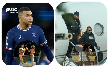 Kylian Mbappe jets off on holiday with two stunning friends despite PSG troubles