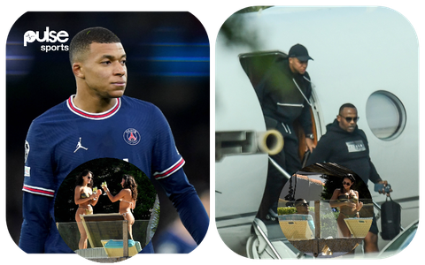 Kylian Mbappe jets off on holiday with two stunning friends despite PSG troubles