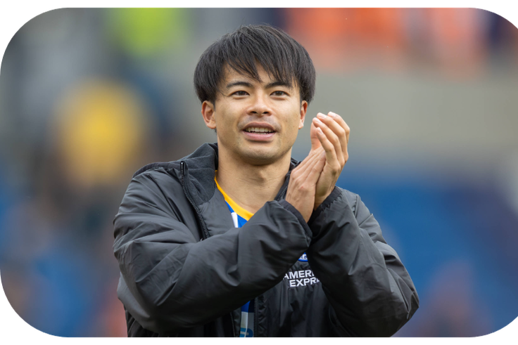 Kaoru Mitoma, Man City's next target - Photo Credit || Imago