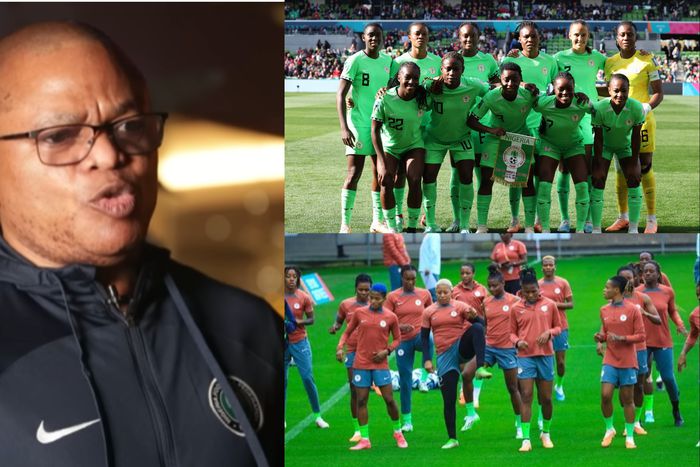The Super Falcons' official Twitter account posted a video of Nigeria's High Commissioner to Australia visiting the Super Falcons ahead of the game against England.