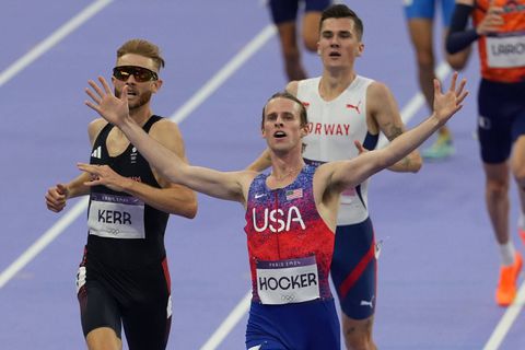 Paris 2024 Olympics: American Cole Hocker grabs gold from Josh Kerr as Jakob Ingebrigsten and Timothy Cheruiyot wilt in epic 1500m final