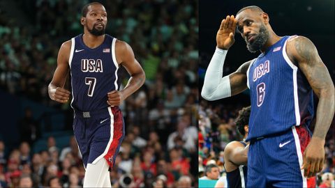 Paris 2024: Kevin Durant makes history as USA destroys Brazil to reach Olympic semifinal