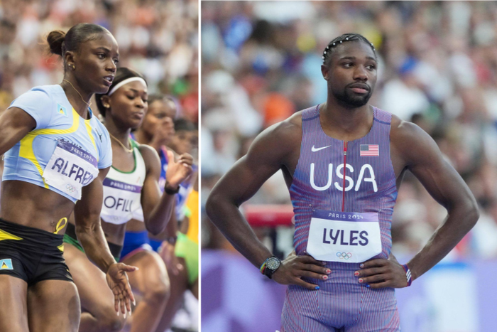 Julien Alfred vs Noah Lyles || Image credit: Imago