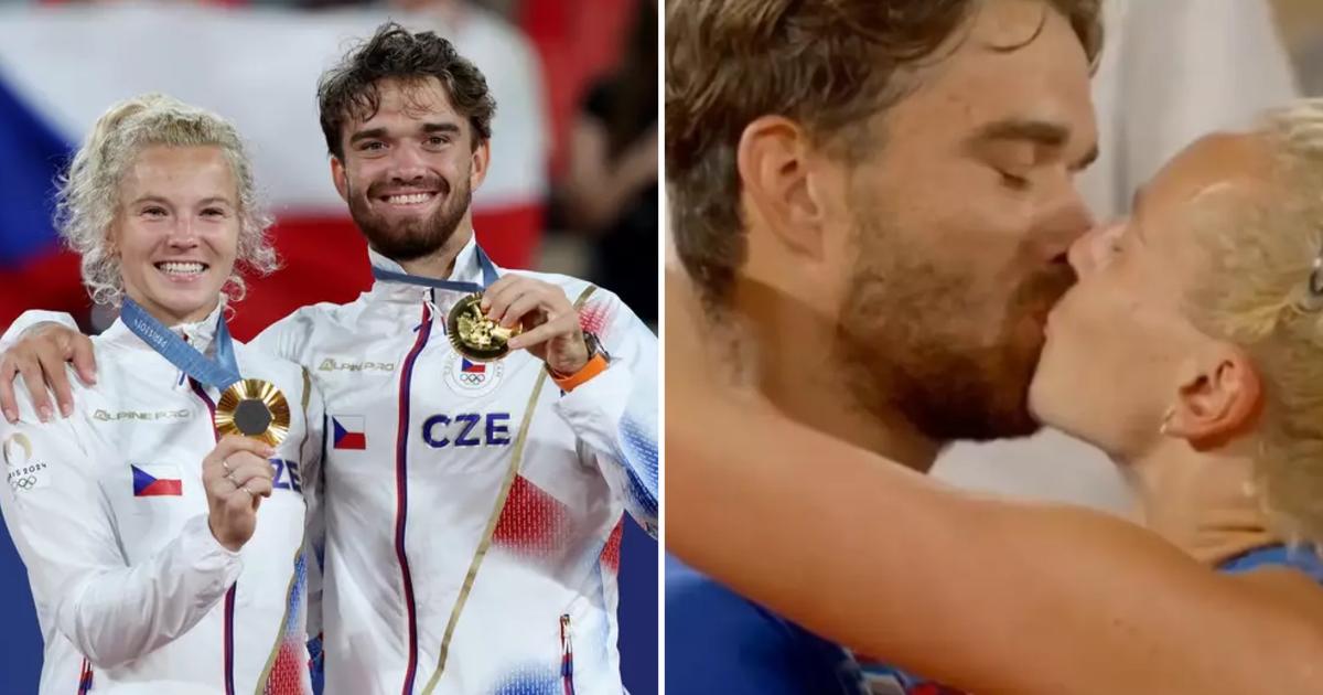 Paris 2024: Olympic tennis duo celebrate gold medal with a kiss