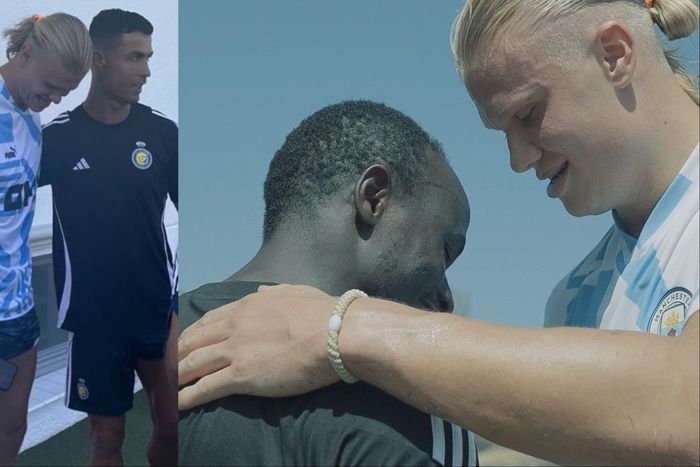 Check out a team-up between Man City's Erling Haaland and Al Nassr's Cristiano Ronaldo and Sadio Mane in Spain.