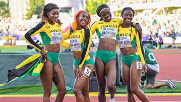 Shelly-Ann Fraser-Pryce & Shericka Jackson make decision ahead of 4x100 relay heats