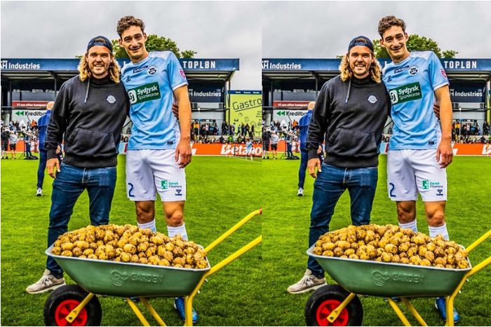 Danish club rewards Man of the Match with potatoes.