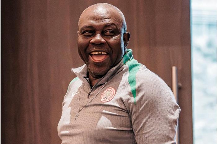 Super Falcons boss Justine Madugu after the win.