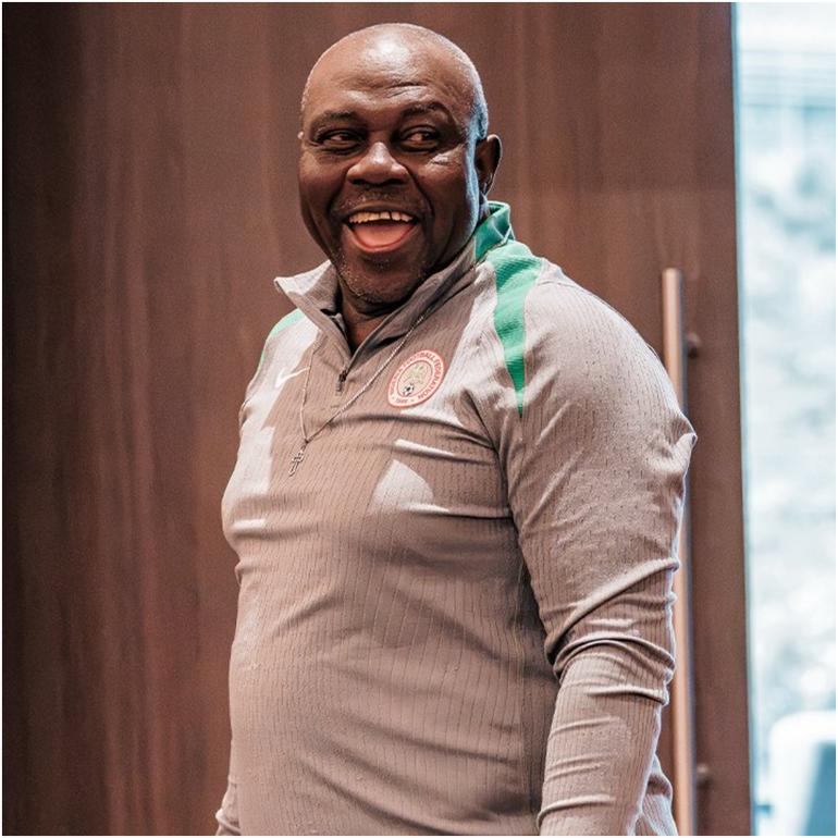 Super Falcons boss Justine Madugu after the win.
