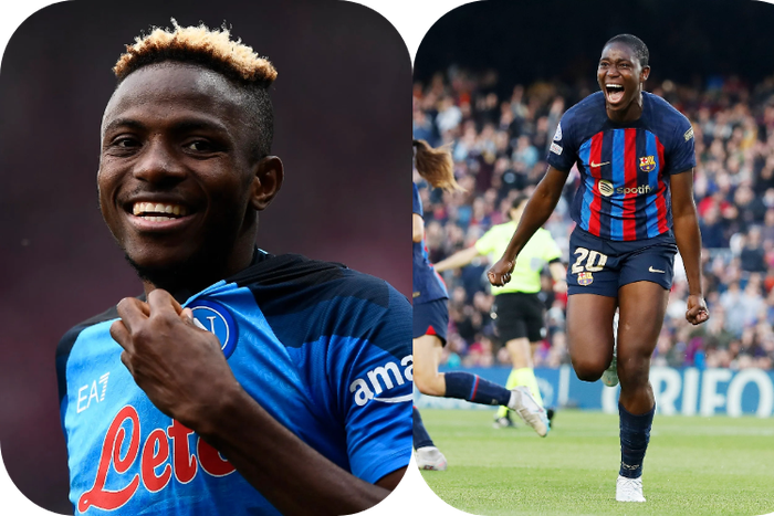 Osimhen and Oshoala make the Ballon d'Or nomination || Photo Credit: Imago and Metro