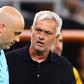 AS Roma boss Jose Mourinho and referee Anthony Taylor || Getty
