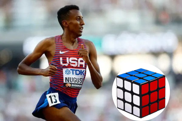 Yared Nuguse: Meet the US track champion who solves the Rubik's Cube under 40 seconds