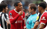 Premier League releases VAR audio as ref ask Van Dijk to ‘GO NOW’ with Liverpool star set for longer ban
