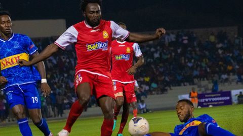 Kenya Police say goodbye to star striker Elvis Rupia as he heads off to Tanzania