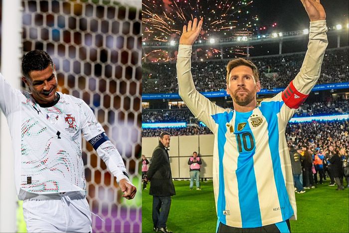 Cristiano Ronaldo responds to Lionel Messi with a brace in Portugal's 5-0 win against Armenia in the World Cup Qualifier.