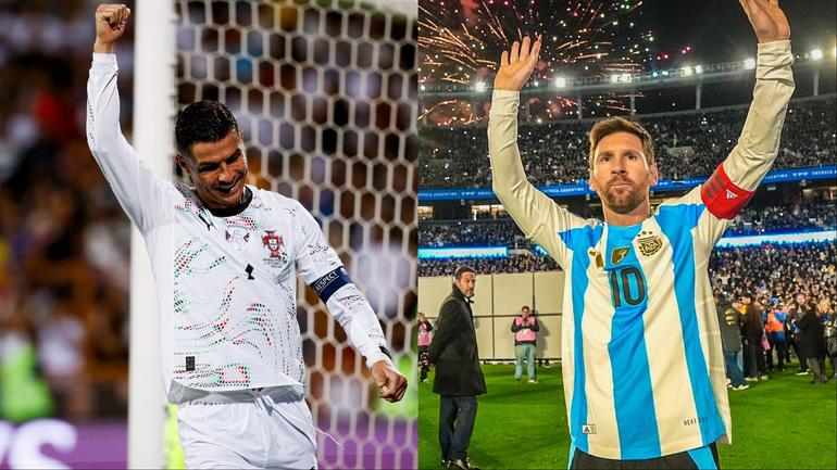 Cristiano Ronaldo responds to Lionel Messi with a brace in Portugal's 5-0 win against Armenia in the World Cup Qualifier.