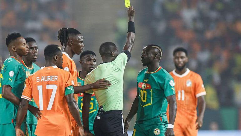Pierre Ghislain Atcho during Ivory Coast vs Senegal | Kick442
