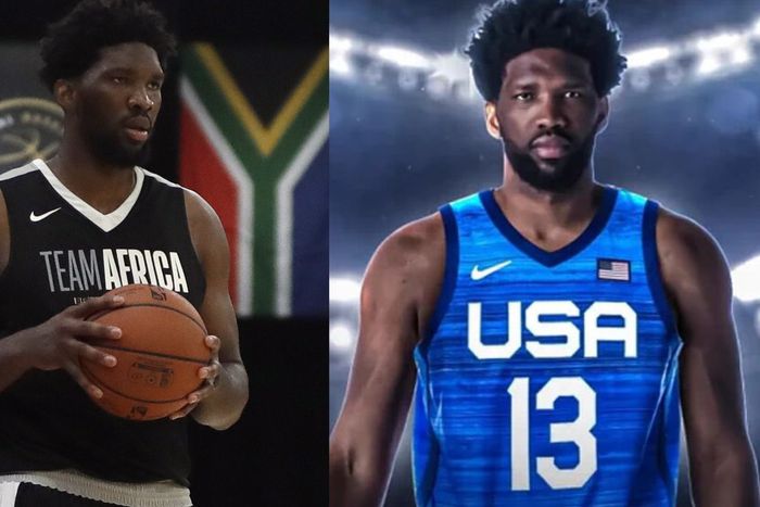 Joel Embiid was born in Cameroon and holds both French and American citizenship and will represent Team USA at the 2024 Olympics in Paris..