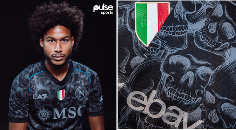 Napoli debut spooky Halloween kit with skulls and bones impressions