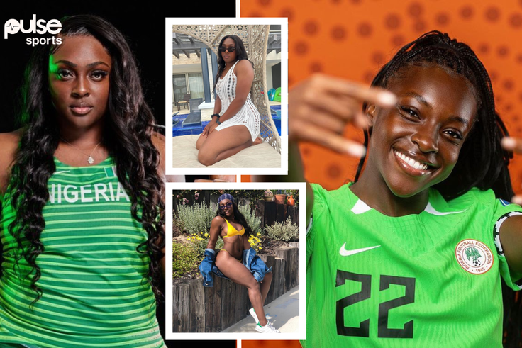 Michelle Alozie and Sade Olatoye battle for the crown of most beautiful sportswoman in Nigeria