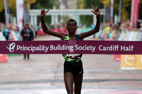 Patrick Mosin & Miriam Chebet rein supreme as Kenyans sweep Cardiff Half Marathon