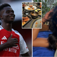 Bukayo Saka’s Nigerian girlfriend Tolami Benson celebrates Arsenal masterclass with jollof