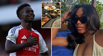 Bukayo Saka’s Nigerian girlfriend Tolami Benson celebrates Arsenal masterclass with jollof