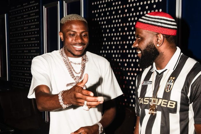 Odumodublvck hanging out with Victor Osimhen || Image credit: Imago