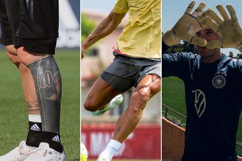 Footballers with insane body part insurances