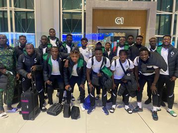 Super Eagles depart Nigeria for America