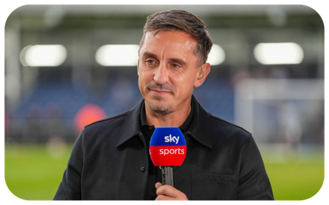 Gary Neville responds to Arsenal fans who demand that he should be banned from the Emirates