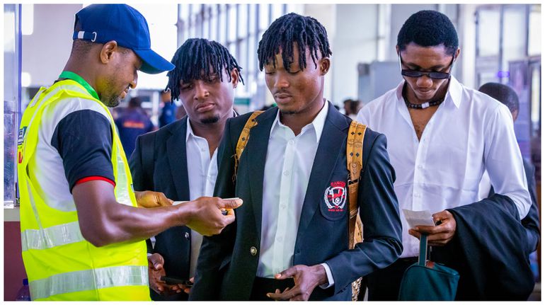 Rangers International players looking good off the pitch.