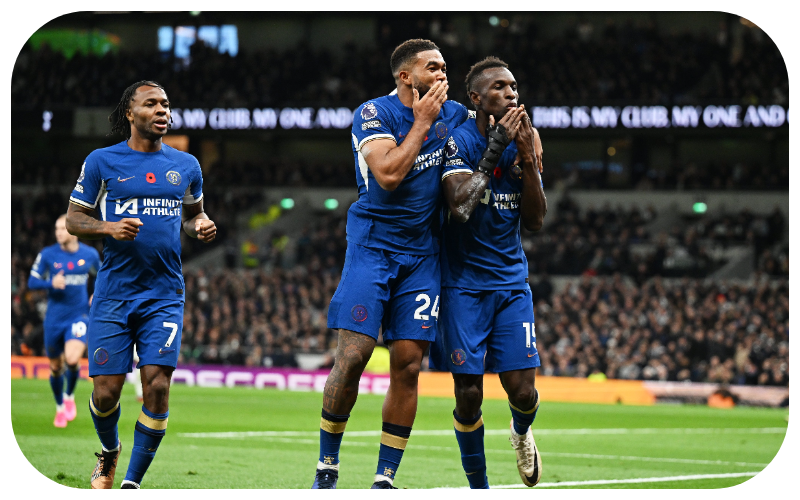 Nicolas Jackson hat-trick leads Chelsea past nine-man Spurs in wild derby  win, Premier League