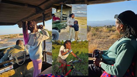 Faith Kipyegon enjoys well-earned holiday with safari game drive with family