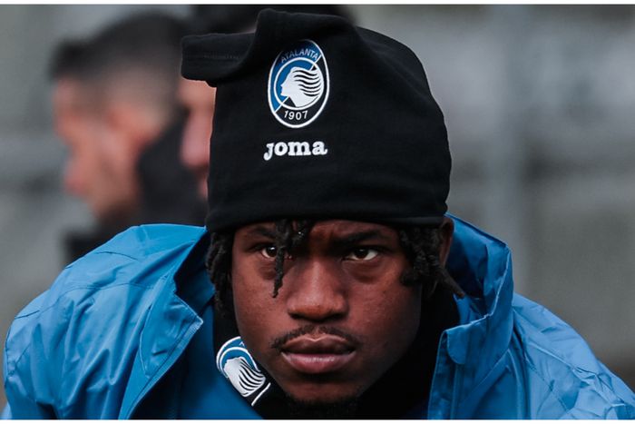 Ademola Lookman looking focused for Champions League football. (Photo Credit: Atalanta/X)