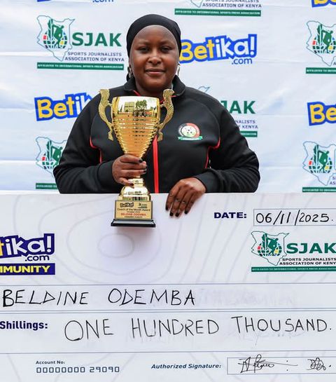 Harambee Starlets Coach Beldine Odemba Attributes SJAK Award Win to Key Factor Following Historic WAFCON Qualification